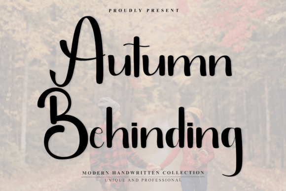 Autumn Behinding: A Font That Adds Character to Your Digital Brand