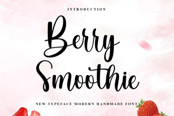 Berry Smoothie: The Font That Adds Festive Flair to Your Campaigns