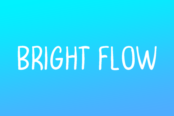 Bright Flow: The Font That Makes Your Message Shine