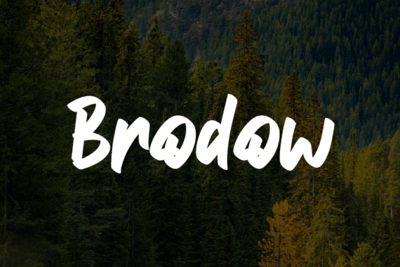 Brodow: A Versatile Font for Creative Crafters and Product Makers