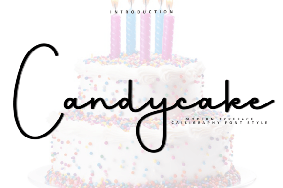 Candycake: A Script Font for Editorial Elegance