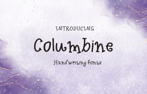 Columbine: A Script Font for Digital Storytelling