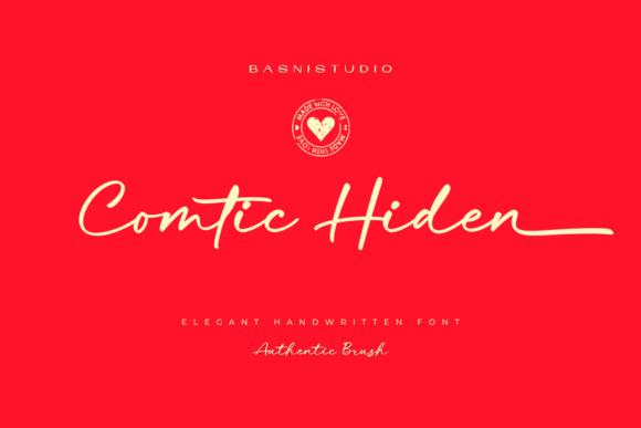 Comtic Hiden: A Font That Elevates Your Brand