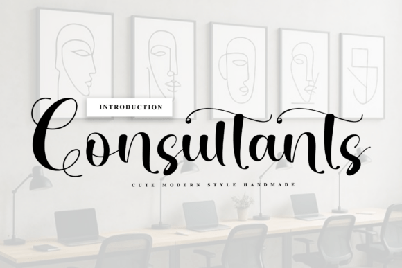 Consultants: A Timeless Handwritten Font for Branding