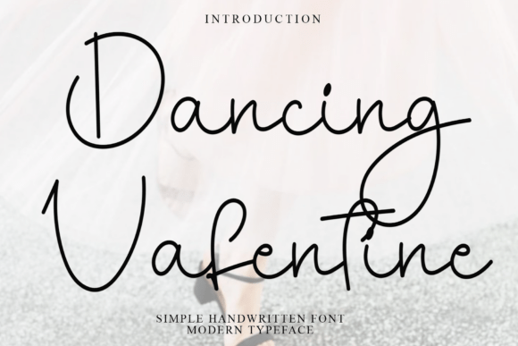 Dancing Valentine Font for Handmade Creators
