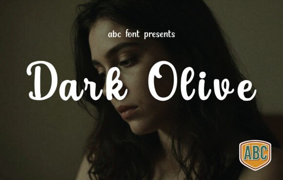 Dark Olive: A Script Font That Adds Sophisticated Charm to Digital Design