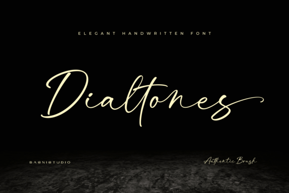 Dialtones: A Script Font for Campaign Creativity