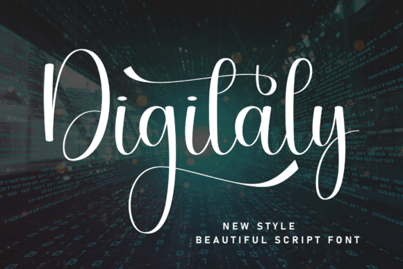 Digitaly: A Script Font for Dynamic Web Design
