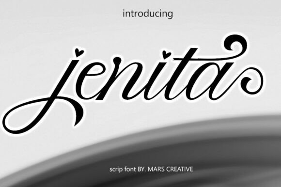 Jenita: A Handwritten Font for Editorial Elegance