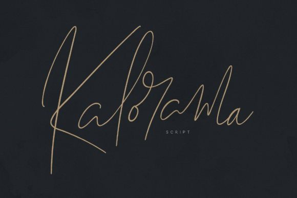 Kalorama Script: A Font for Editorial Elegance