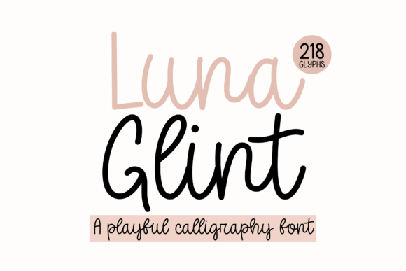Luna Glint: A Script Font for Modern Web Design