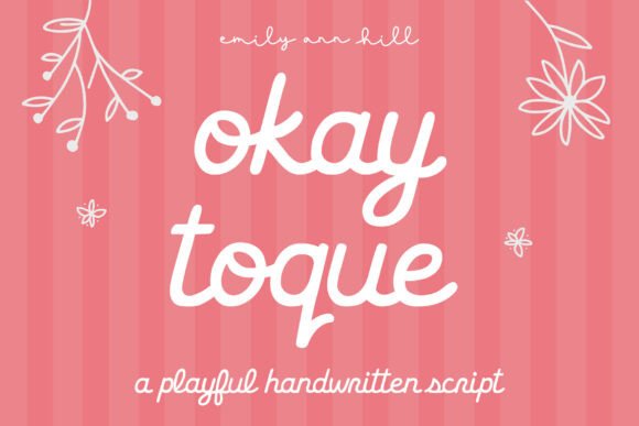 Okay Toque: A Script Font for Web Design and Brand Identity