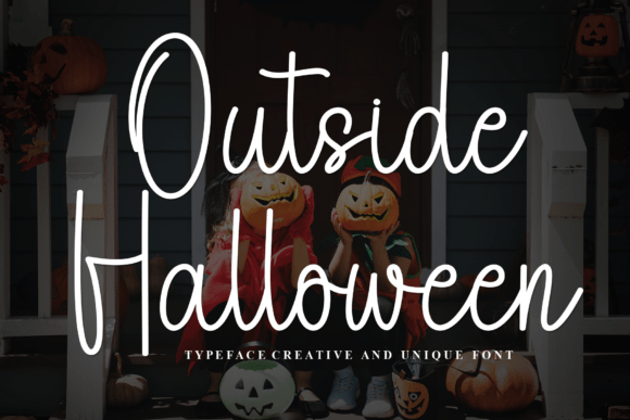 Outside Halloween: A Script Font for Bold Digital Campaigns