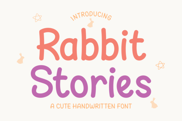 Rabbit Stories Font: A Delightful Addition to Editorial Design