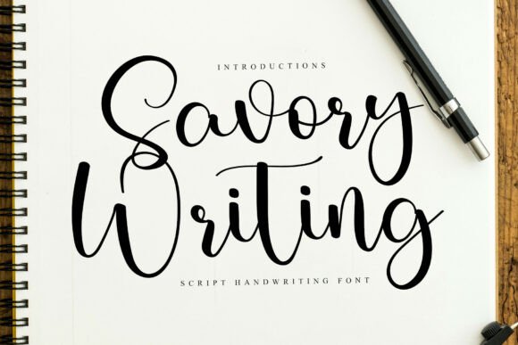 Savory Writing: A Font for Crafters Who Value Style and Substance