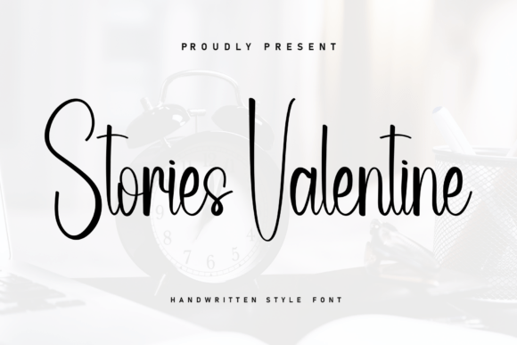 Stories Valentine: A Handwritten Font for Heartfelt Editorial Design