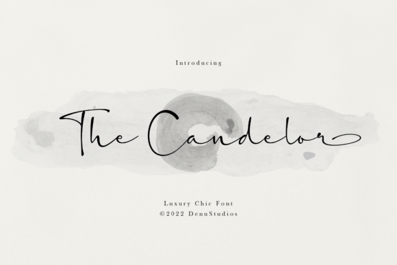 The Candelor: A Script Font for Digital Elegance