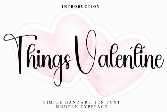 Things Valentine: A Festive Font for Holiday Branding