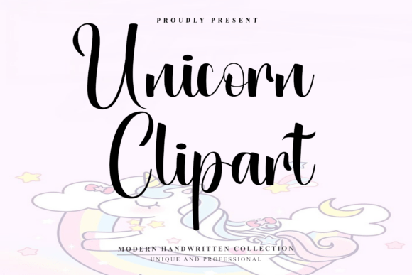 Unicorn Clipart: A Font That Brings Magic to Every Project