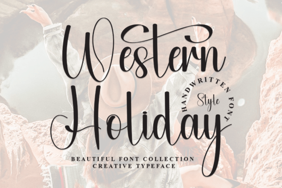 Western Holiday: A Script Font for Editorial Elegance