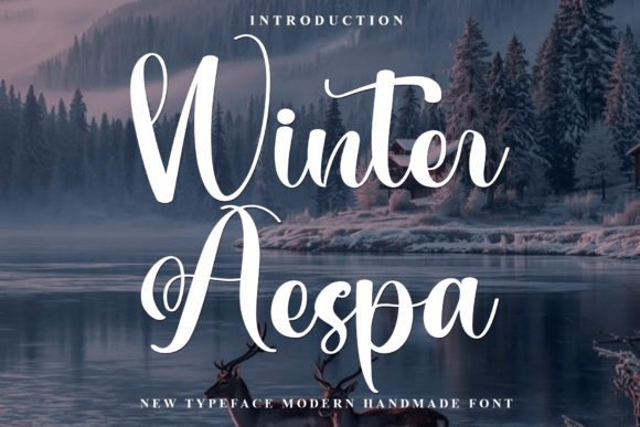 Winter Aespa: A Warm Script Font for Handmade Creators